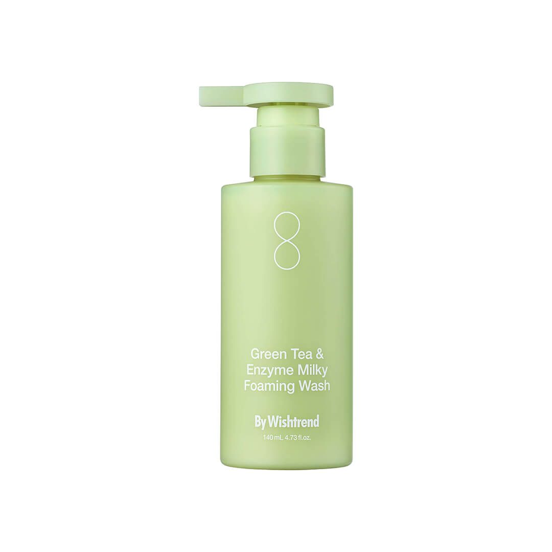 By Wishtrend Green Tea And Enzyme Milky Foaming Wash 140 ml