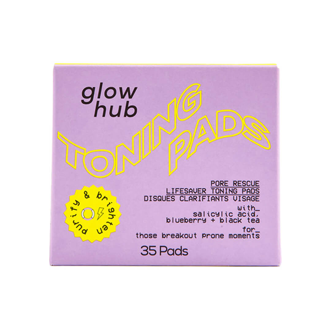 Glow Hub Purify And Brighten Pore Resque Lifesaver Toning Pads 35 pcs