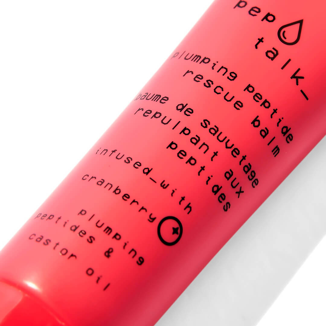 Glow Hub Pep Talk Tinted Plumping Peptide Rescue Balm Cranberry 15 ml