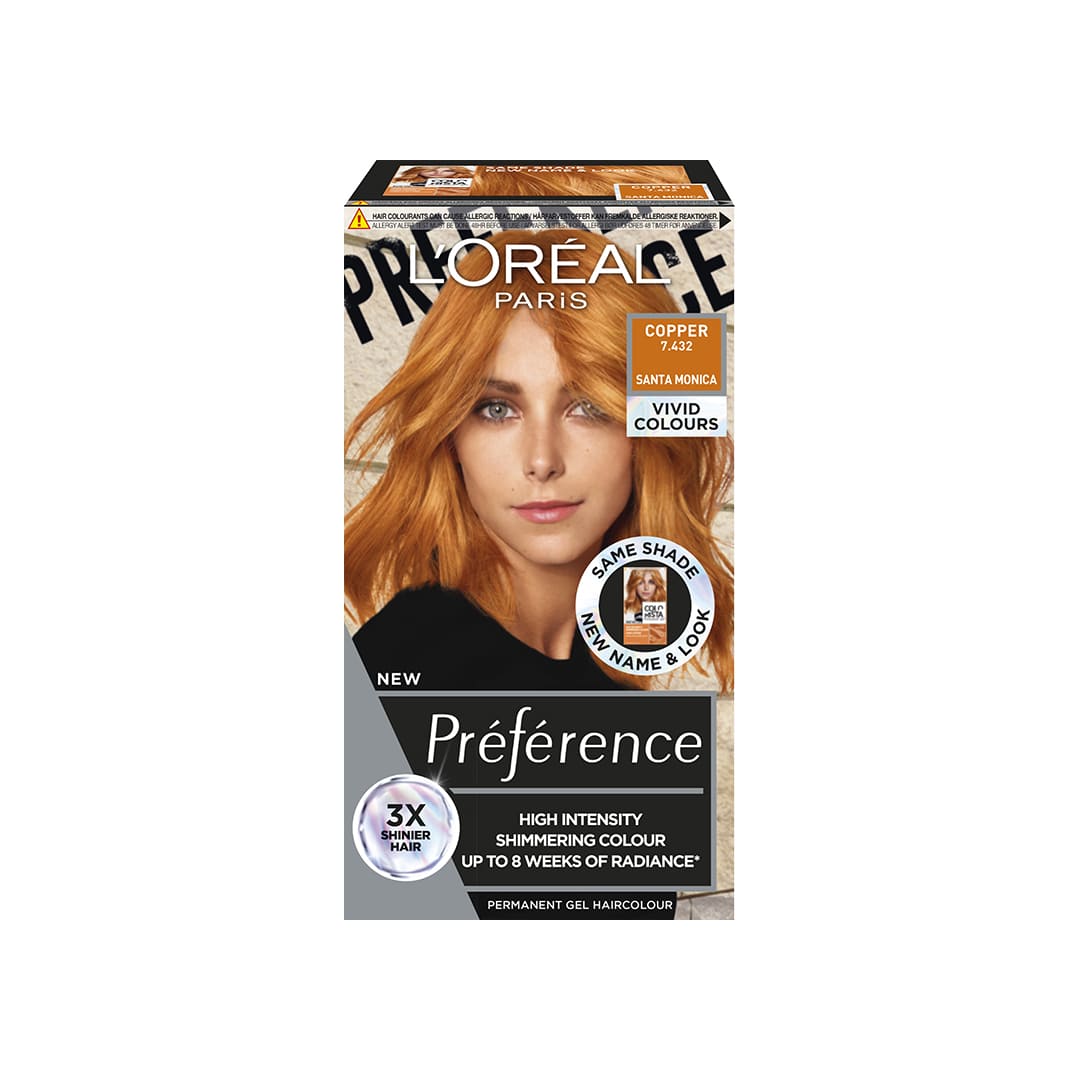 Loreal Paris Preference Vivids 7.432 Copper