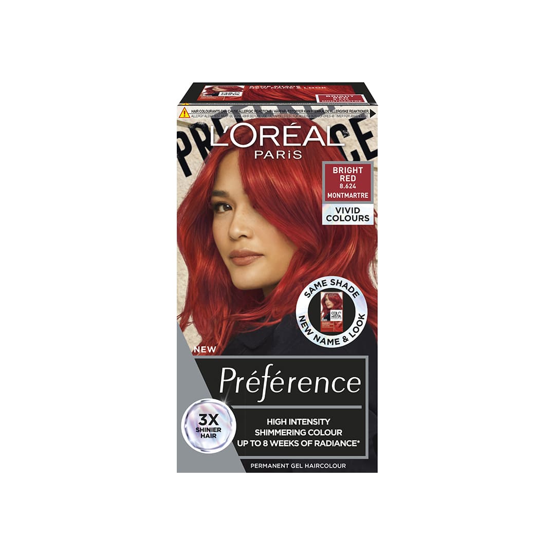 Loreal Paris Preference Vivid Colours Bright Red 8.624