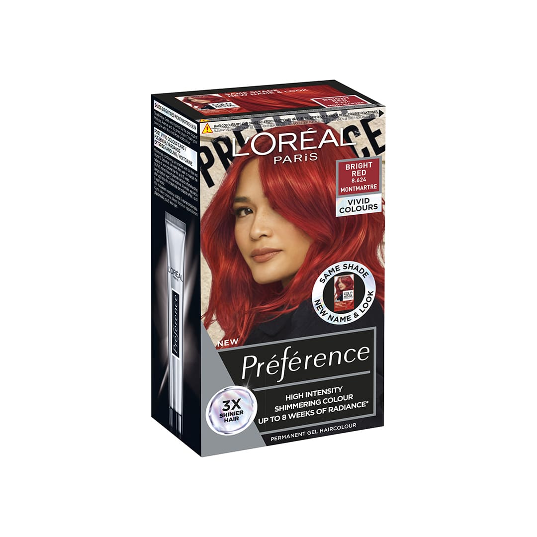 Loreal Paris Preference Vivids 8.624 Bright Red