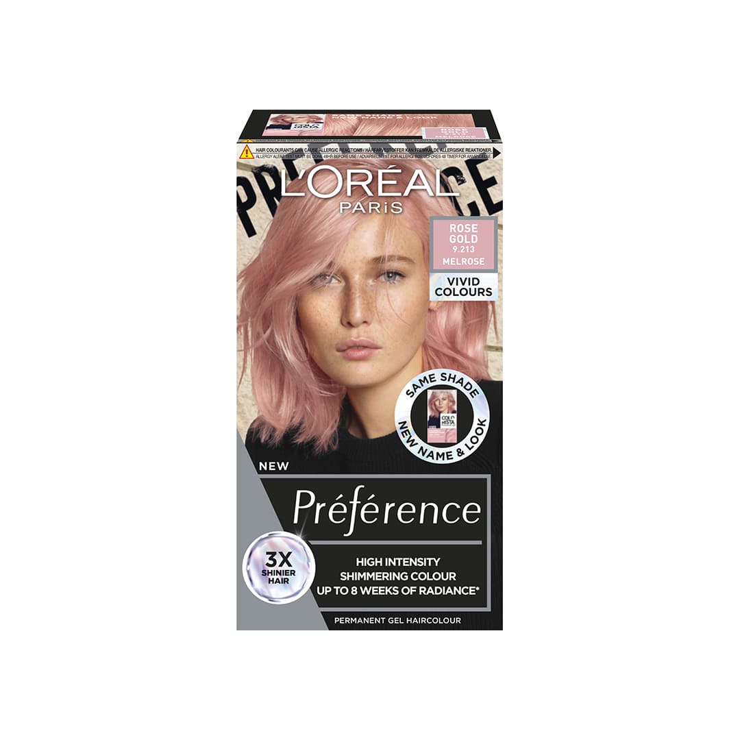 Loreal Paris Preference Vivids 9.213 Rose Gold