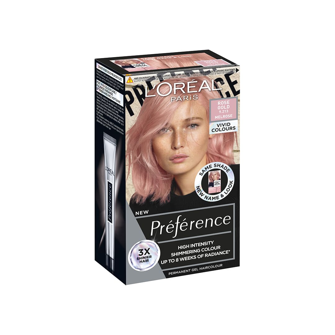 Loreal Paris Preference Vivids 9.213 Rose Gold