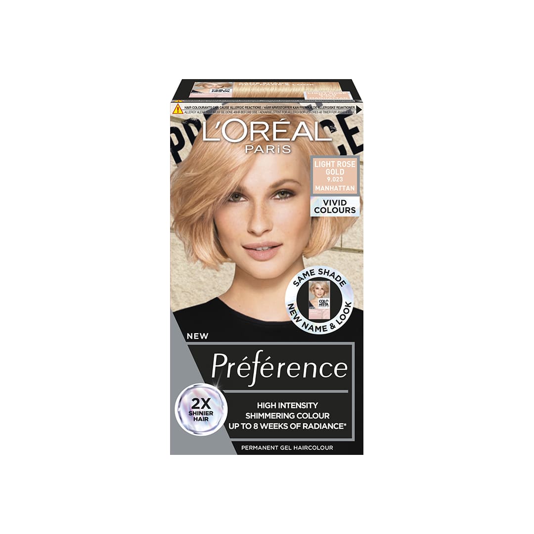 Loreal Paris Preference Vivid Colours Light Rose Gold 9.023