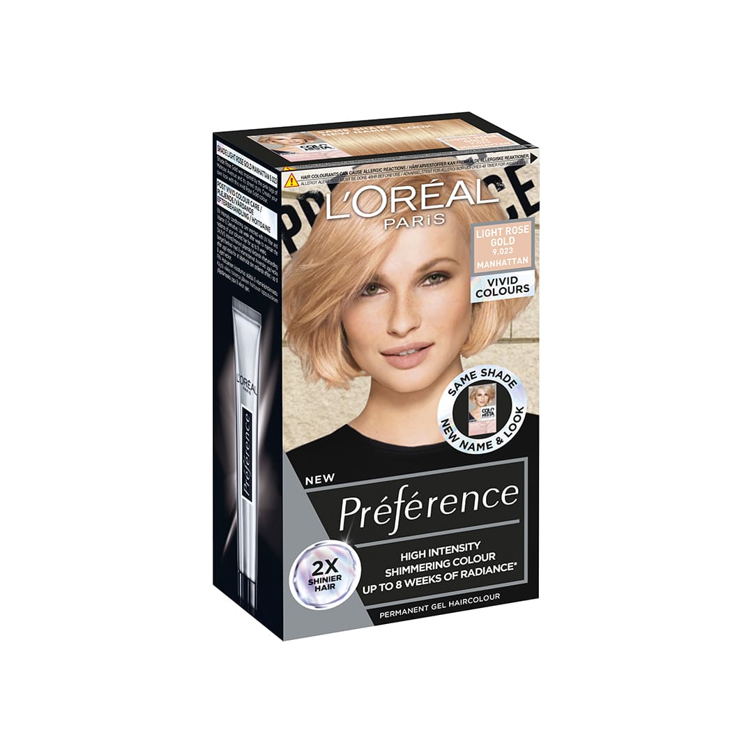 Loreal Paris Preference Vivids 9.023 Light Rose Gold