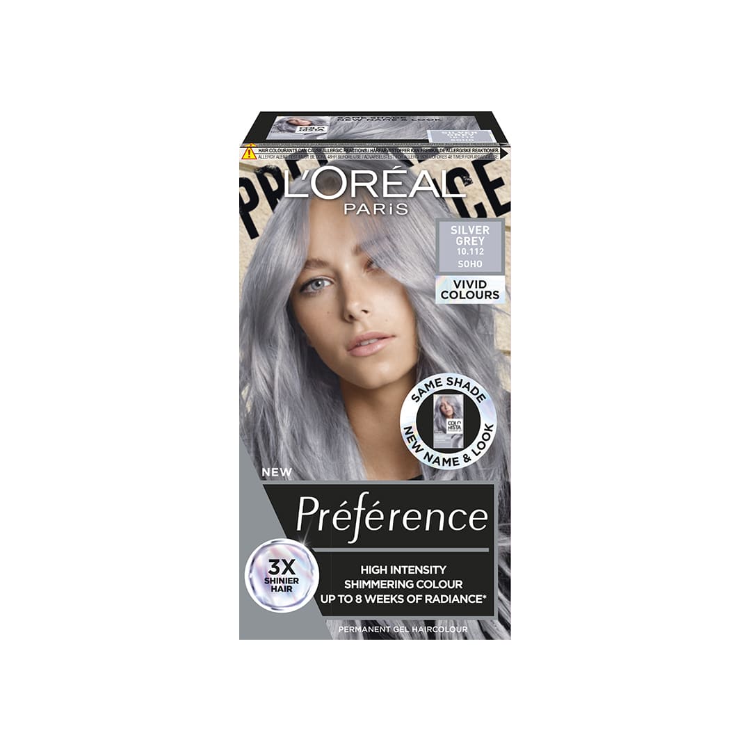 Loreal Paris Preference Vivids 10.112 Silver Grey