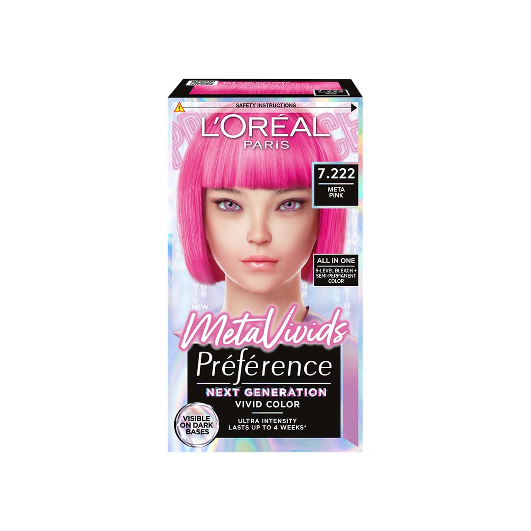 Loreal Paris Preference Meta Vivids 7222 Meta Pink