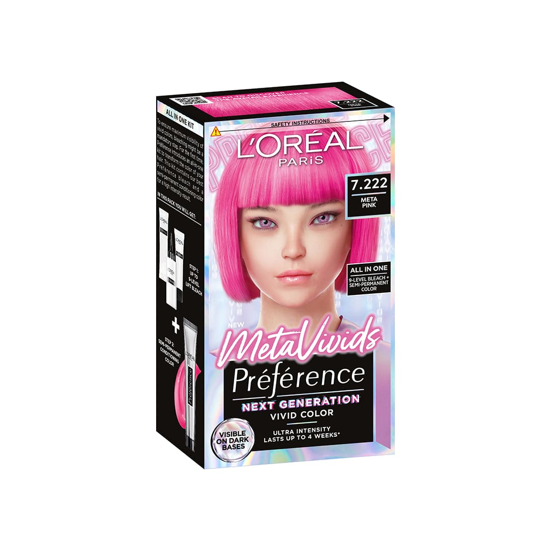Loreal Paris Preference Meta Vivids 7222 Meta Pink