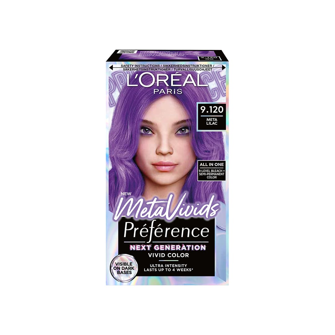 Loreal Paris Preference Meta Vivids 9120 Meta Lilac