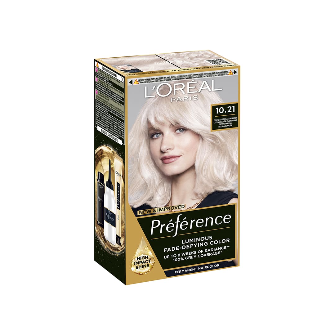 Loreal Paris Preference Hair Color 10.21 Stockholm