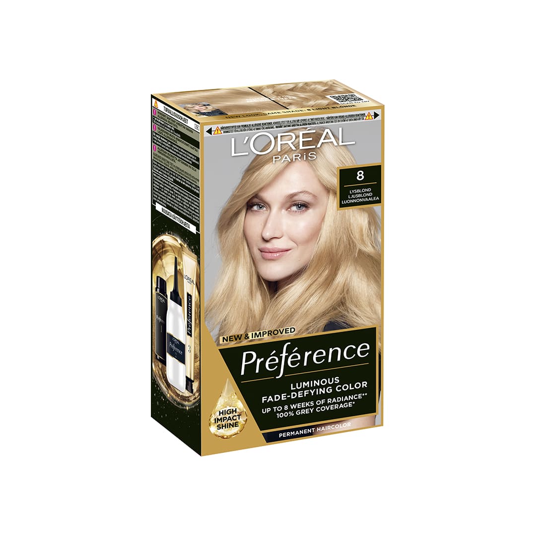 Loreal Paris Preference Permanent Hair Color California 8