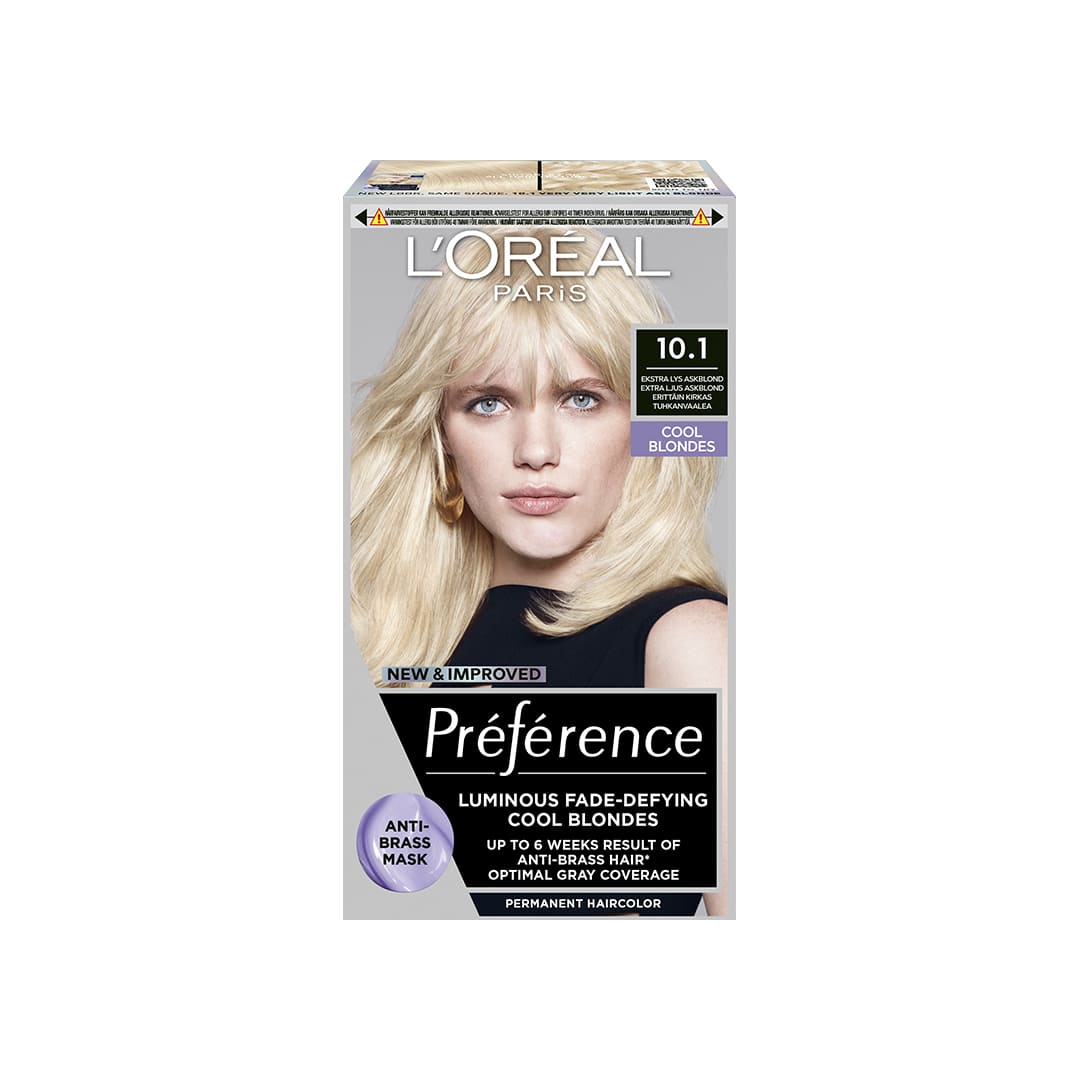 Loreal Paris Preference Cool Blondes Hair Color 10.1 Helsinki