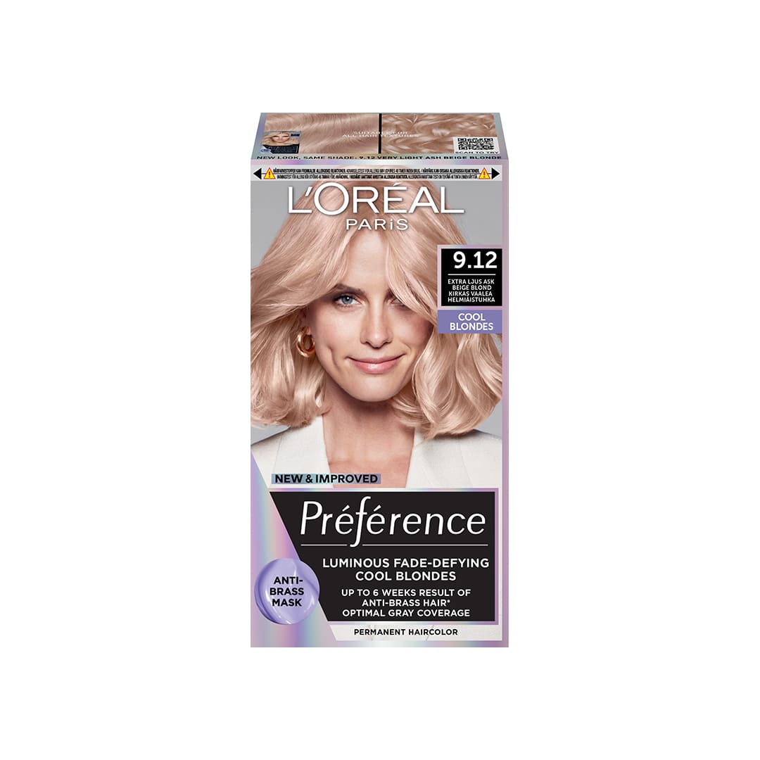 Loreal Paris Preference Cool Blondes Hair Color 9.12 Siberia