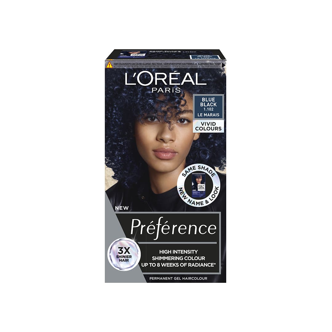 Loreal Paris Preference Vivids 1.102 Blue Black
