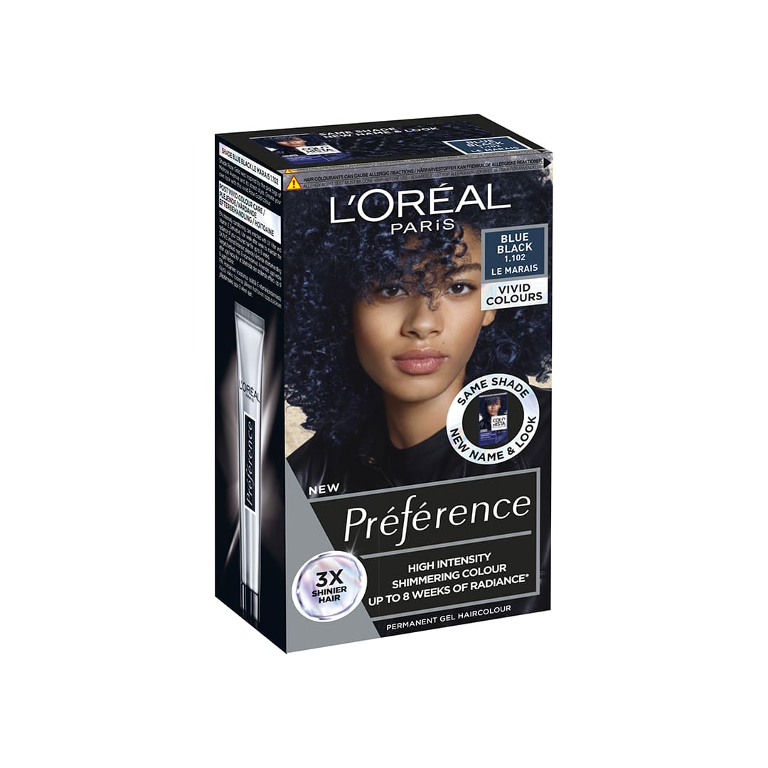 Loreal Paris Preference Vivids 1.102 Blue Black