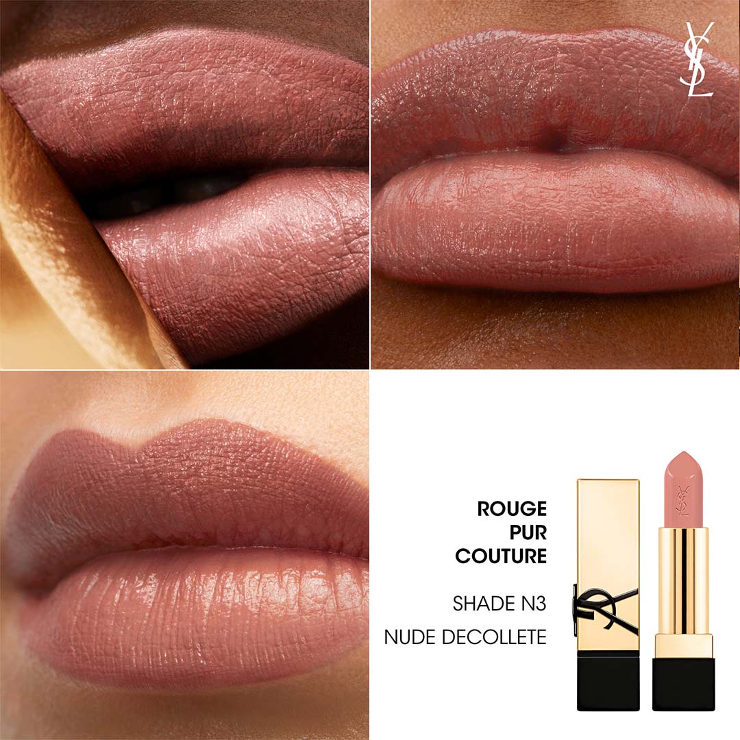 Yves Saint Laurent Rouge Pur Couture Pure Color In Care Satin Lipstick N3 Nude D