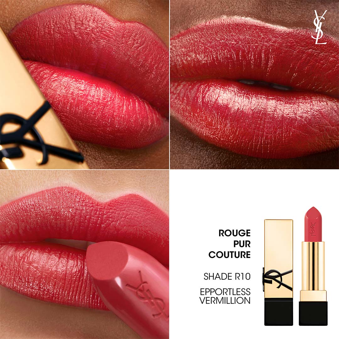 Yves Saint Laurent Rouge Pur Couture Pure Color In Care Satin Lipstick R10 Effor