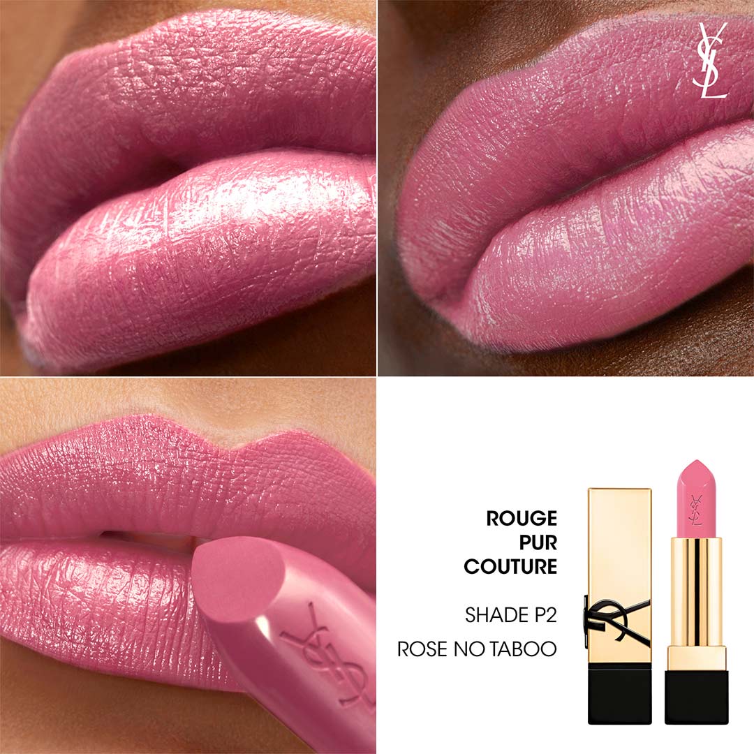 Yves Saint Laurent Rouge Pur Couture Pure Color In Care Satin Lipstick P2 Rose N