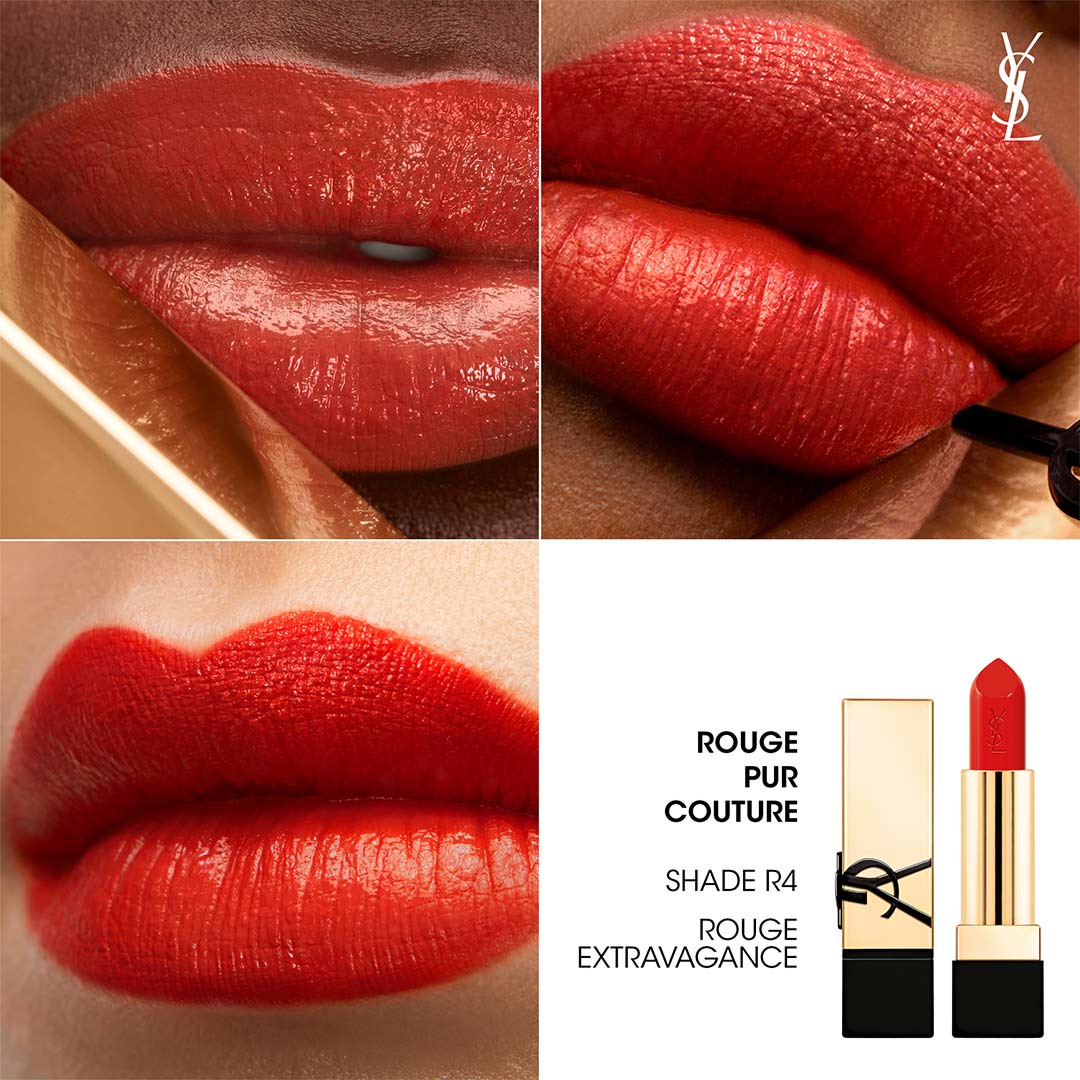 Yves Saint Laurent Rouge Pur Couture Pure Color In Care Satin Lipstick R4 Rouge