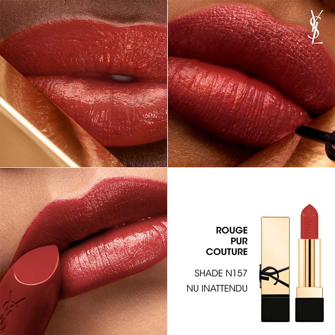 Yves Saint Laurent Rouge Pur Couture Pure Color In Care Satin Lipstick N157 Nu I