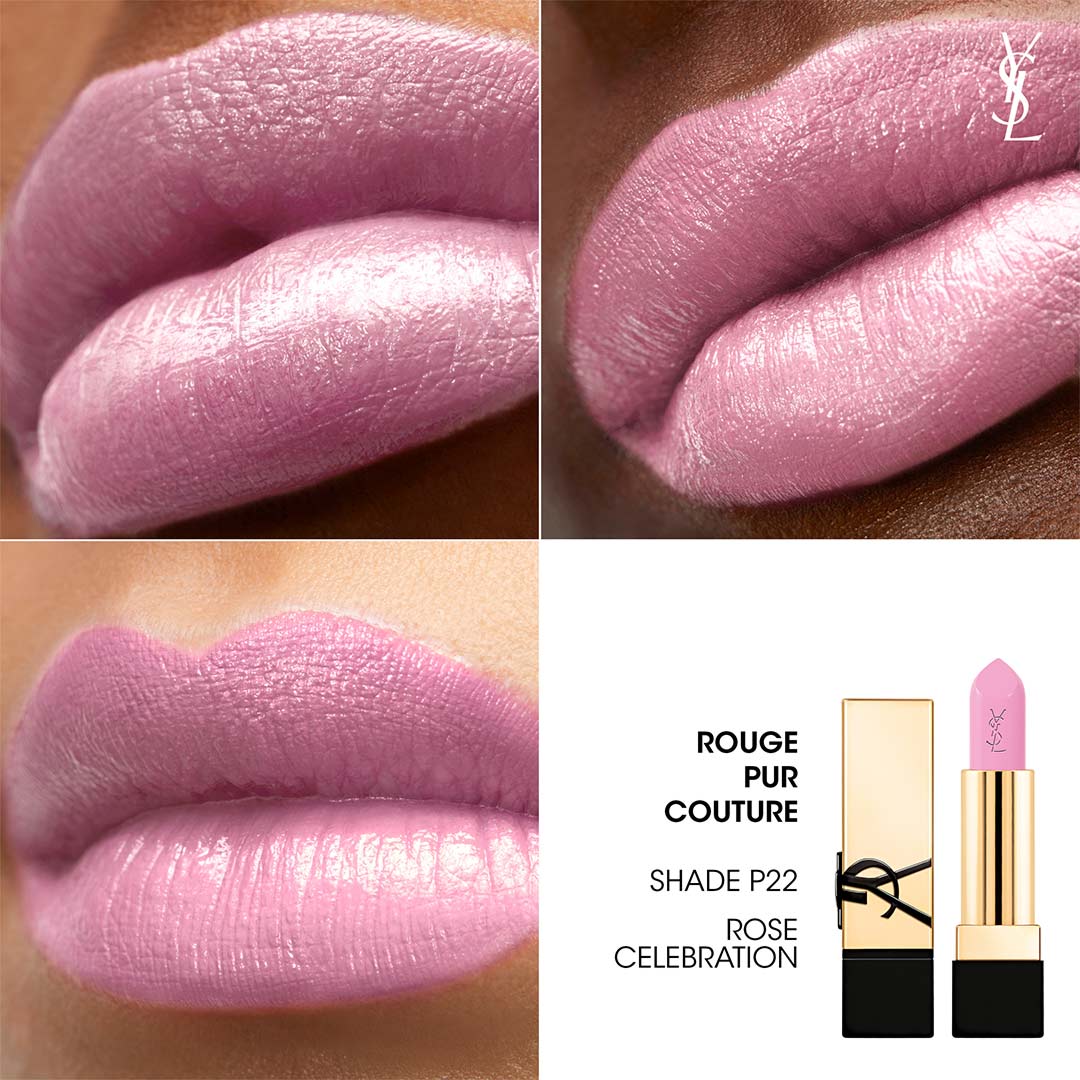 Yves Saint Laurent Rouge Pur Couture Pure Color In Care Satin Lipstick P22 Rose