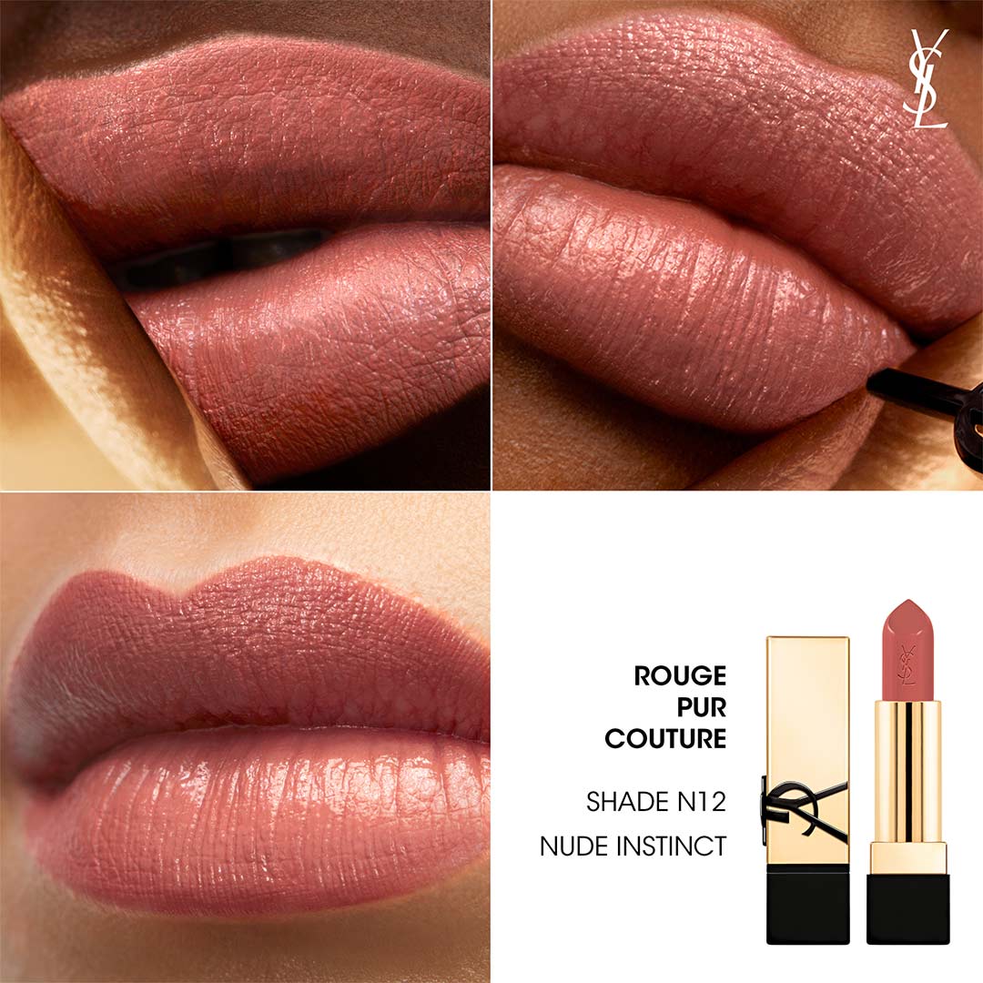 Yves Saint Laurent Rouge Pur Couture Pure Color In Care Satin Lipstick N12 Nude