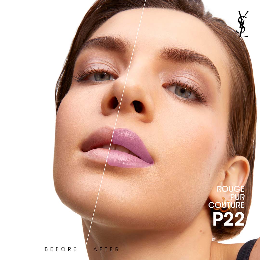 Yves Saint Laurent Rouge Pur Couture Pure Color In Care Satin Lipstick P22 Rose
