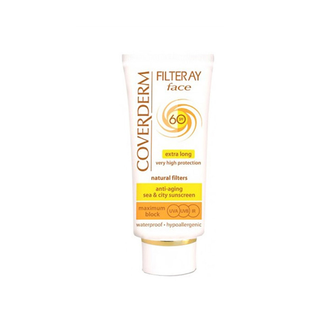 Coverderm Filteray Face Waterproof SPF 60 50 ml Tinted Soft Brown