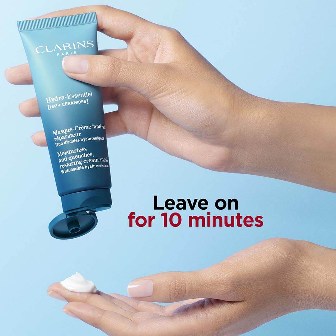 Clarins Hydra Essentiel Moisturizes And Quenches Restoring Cream Mask 75 ml
