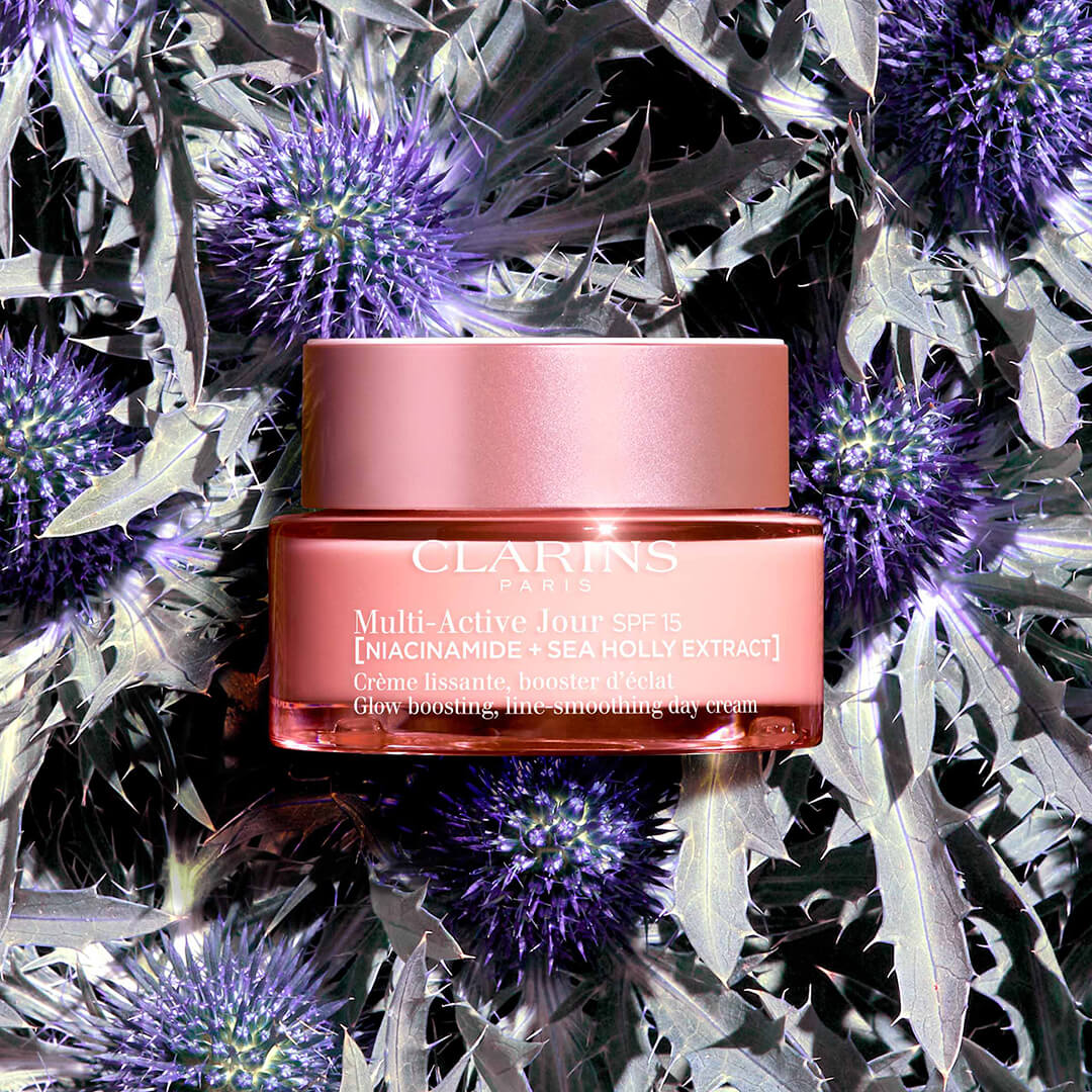 Clarins Multi Acive Glow Boosting Line Smoothing Day Cream All Skin Types Spf15