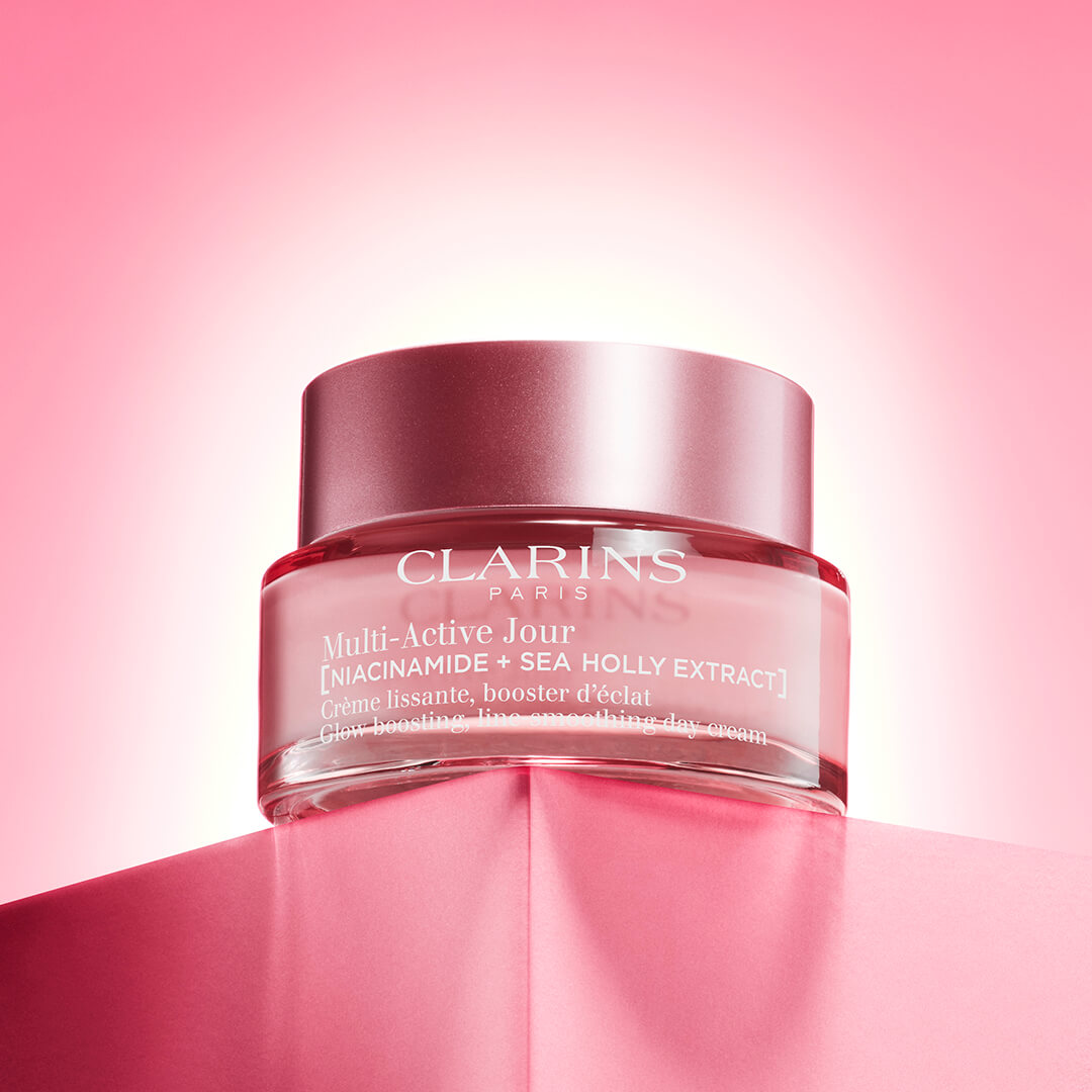 Clarins Multi Acive Glow Boosting Line Smoothing Day Cream All Skin Types Spf15