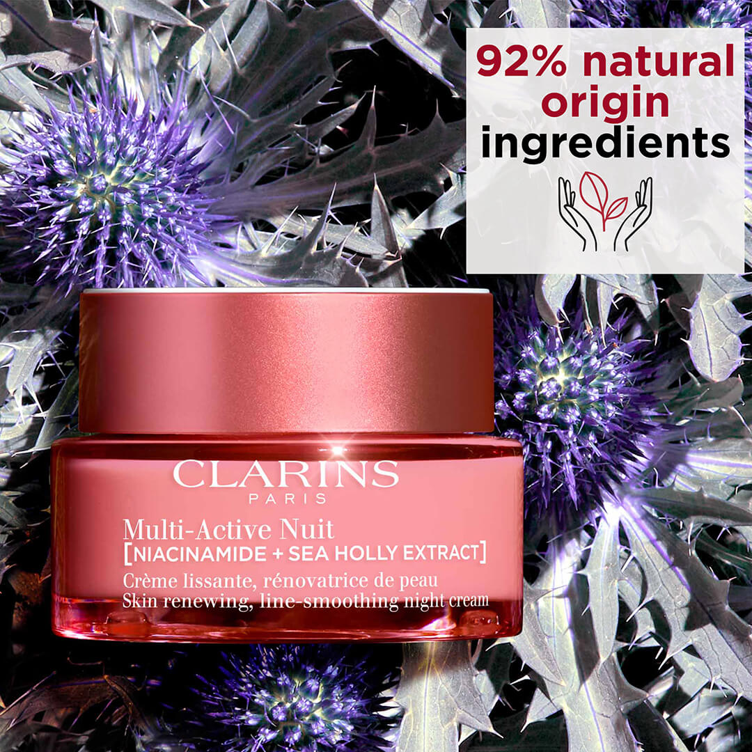 Clarins Multi Acive Skin Renewing Line Smoothing Night Cream All Skin Types 50 m