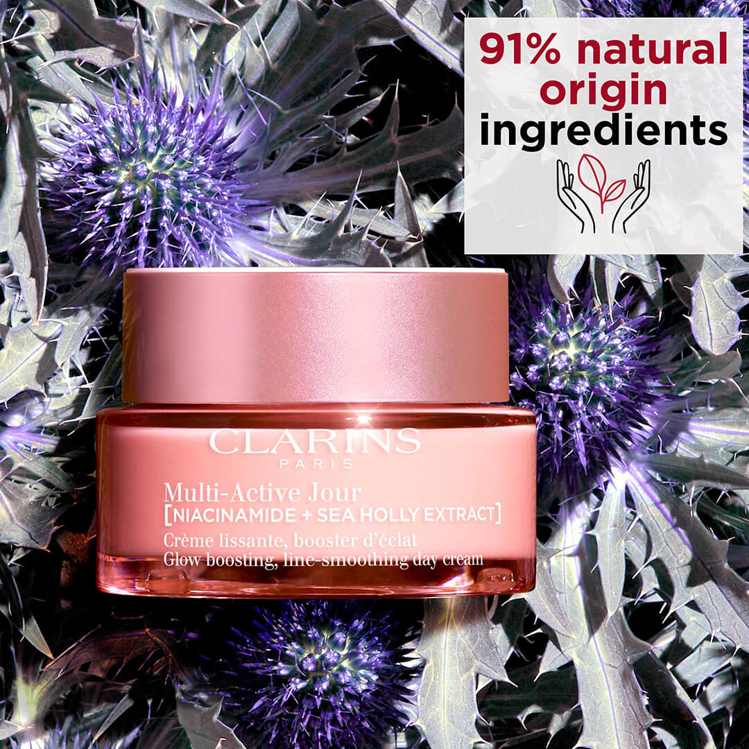 Clarins Multi Acive Glow Boosting Line Smoothing Day Cream All Skin Types 50 ml