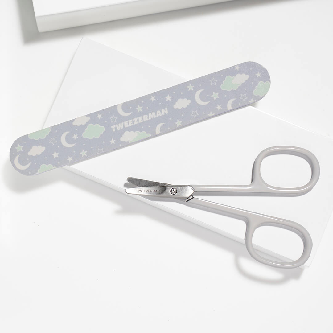Tweezerman Baby Nail Scissors With File 2 pcs