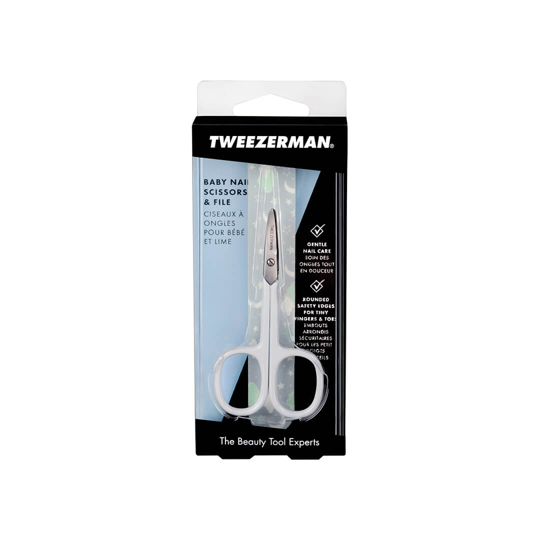 Tweezerman Baby Nail Scissors With File 2 pcs