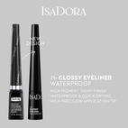 IsaDora The Glossy Eyeliner 40 Chrome Black 2.5 ml