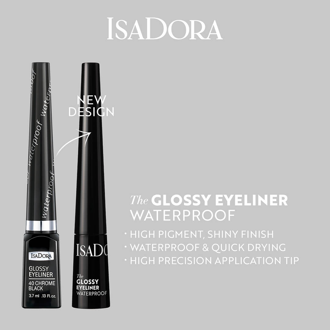 IsaDora The Glossy Eyeliner 42 Dark Brown 2.5 ml