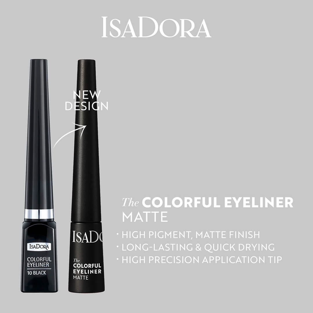 IsaDora The Colorful Eyeliner 10 Black 2.5 ml