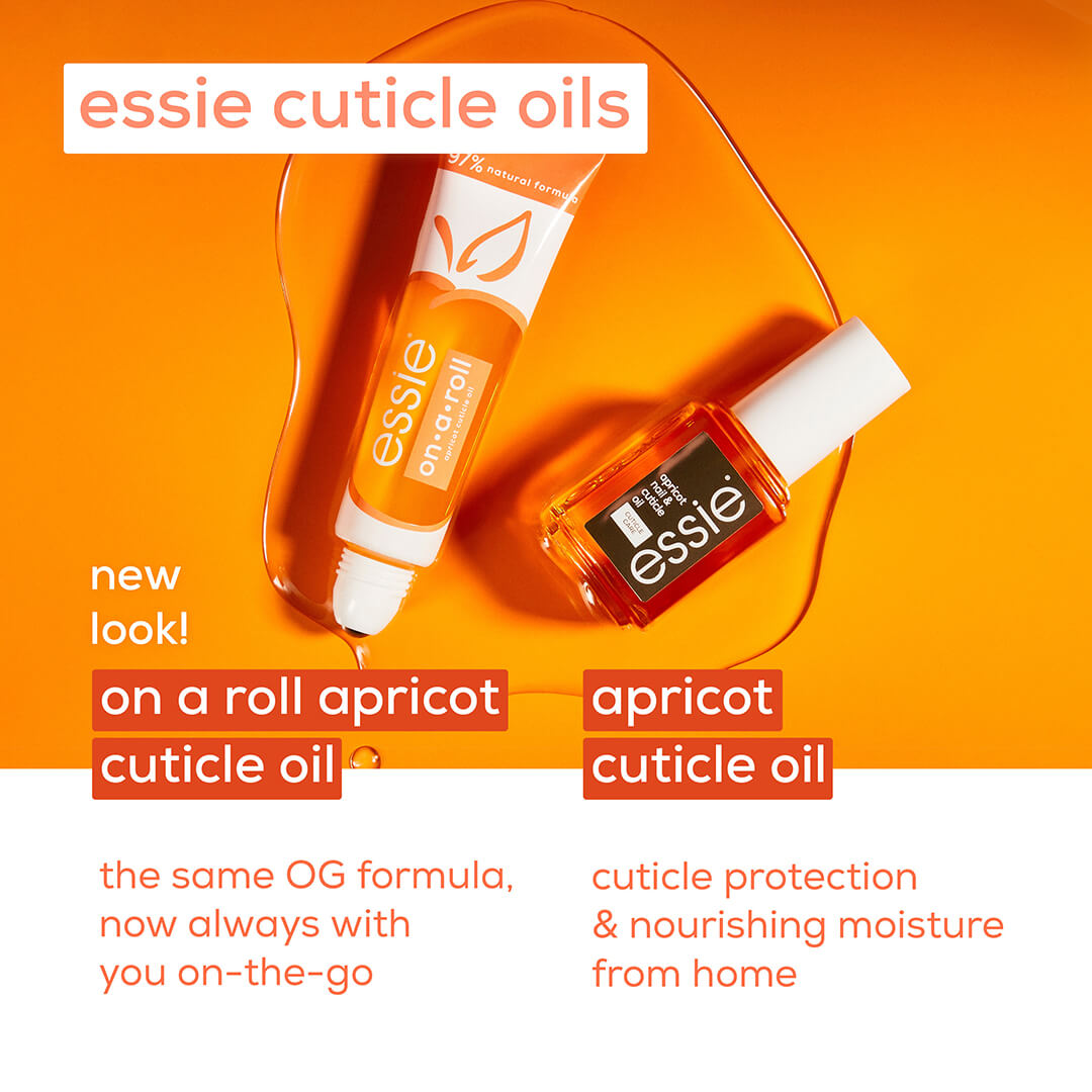 essie Nail Care Treatment On A Roll Apricot Nail And Cuticle Oil 13.5 ml