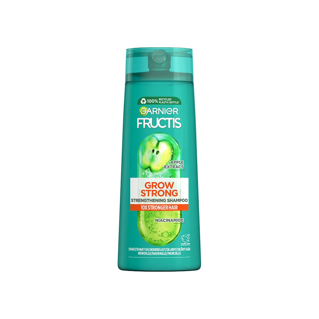 Garnier Fructis Grow Strong Shampoo Skört Och Försvagat Hår 250 ml