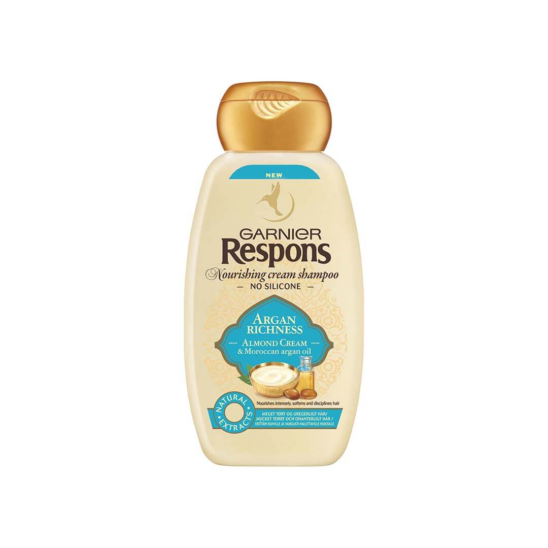 Garnier Respons Argan Richness Shampoo Mycket Torrt Hår 250 ml