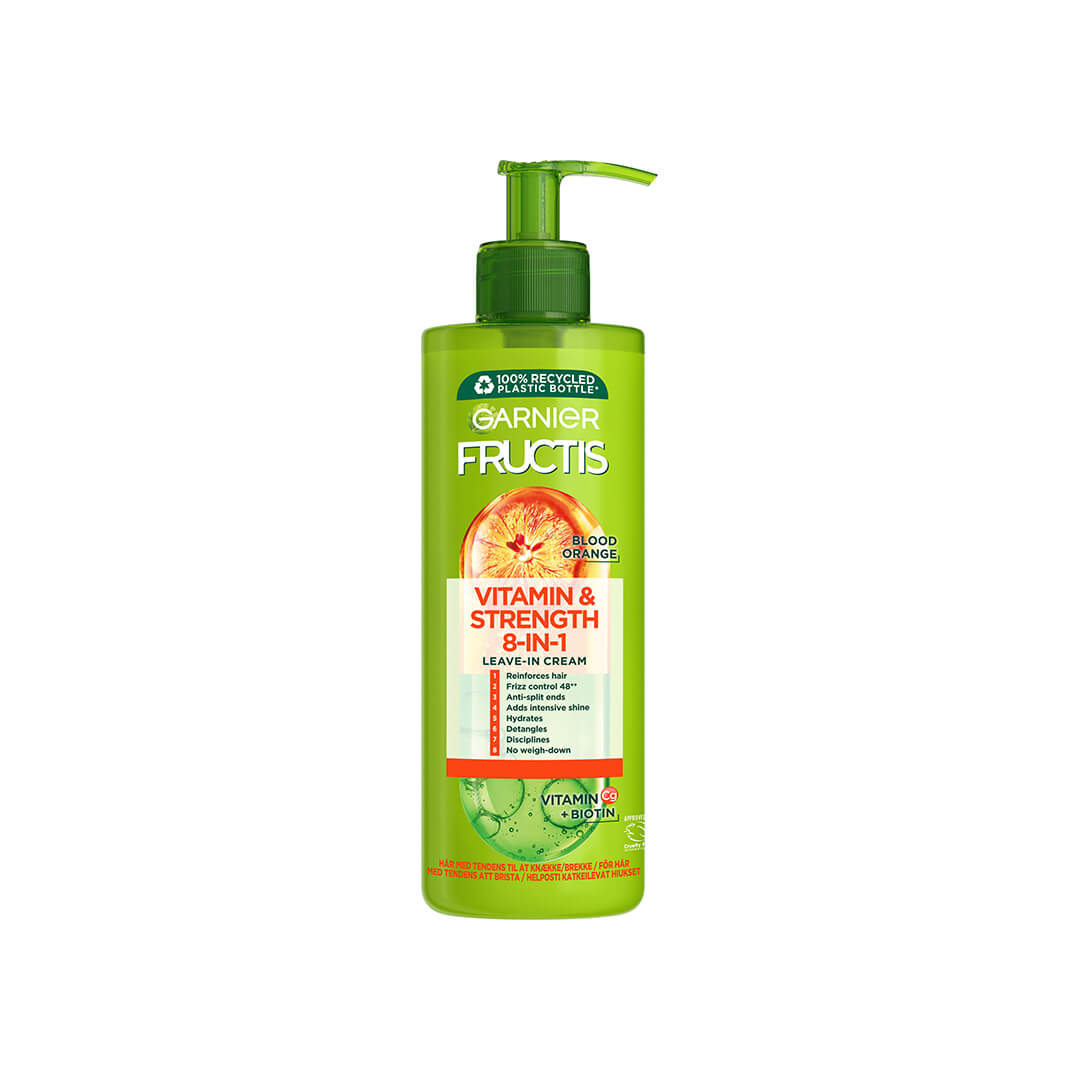 Garnier Fructis Vitamin And Strenght 8 In 1 Leave In Cream 400 ml