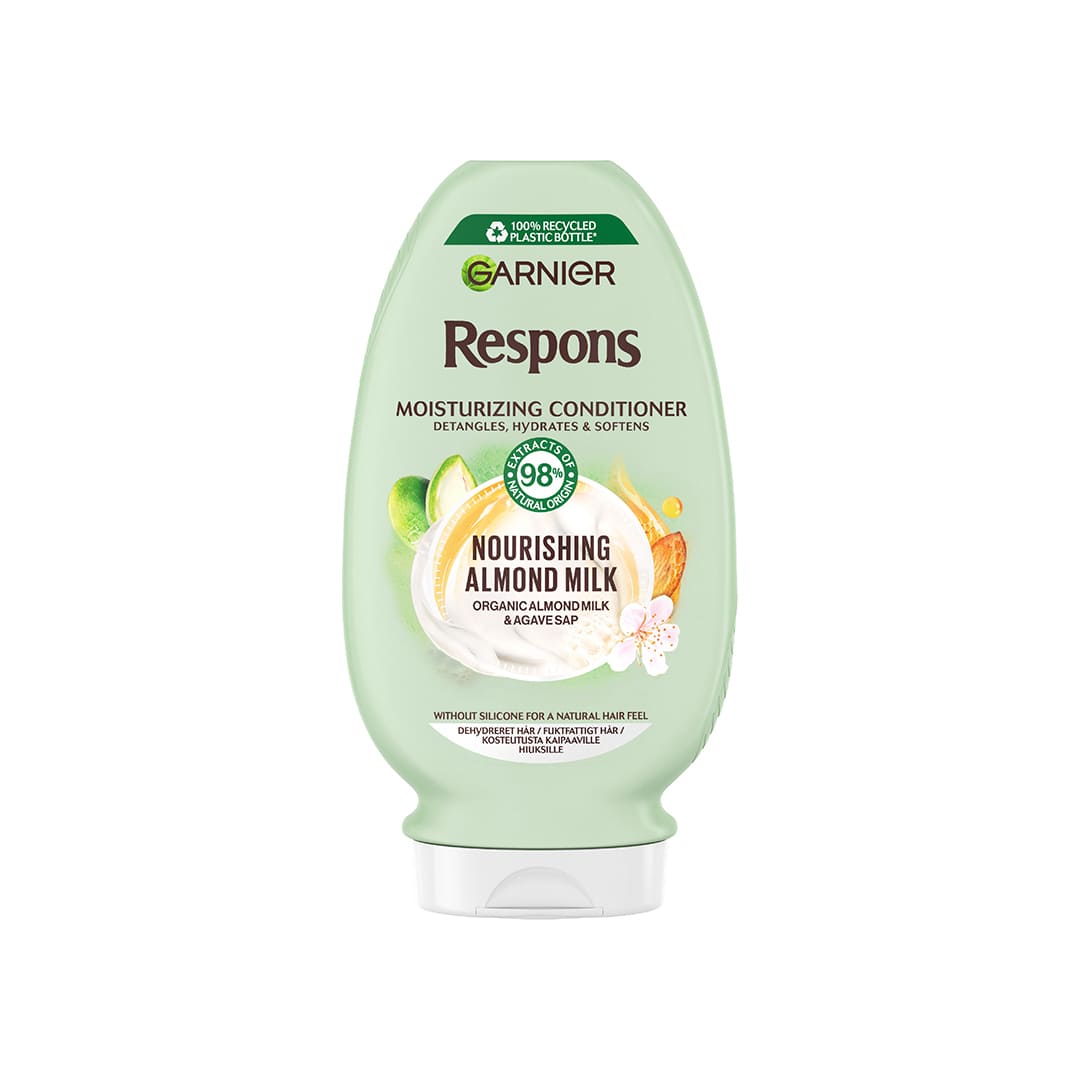 Garnier Respons Nourishing Almond Milk Balsam Torrt Hår 200 ml