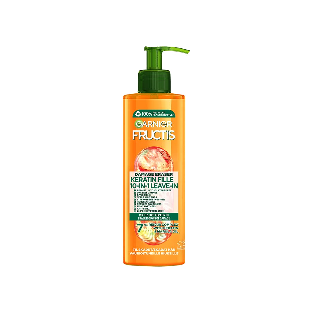 Garnier Fructis Damage Eraser Keratin Filler 10 In 1 Leave In 400 ml