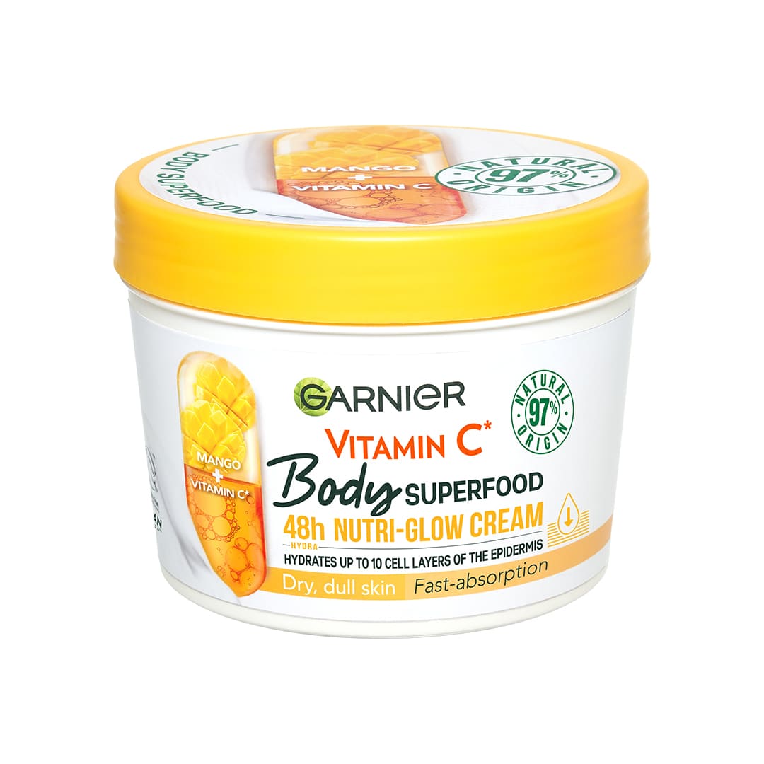 Garnier Body Superfood Vitamin C And Mango Nutri Glow Cream 380 ml