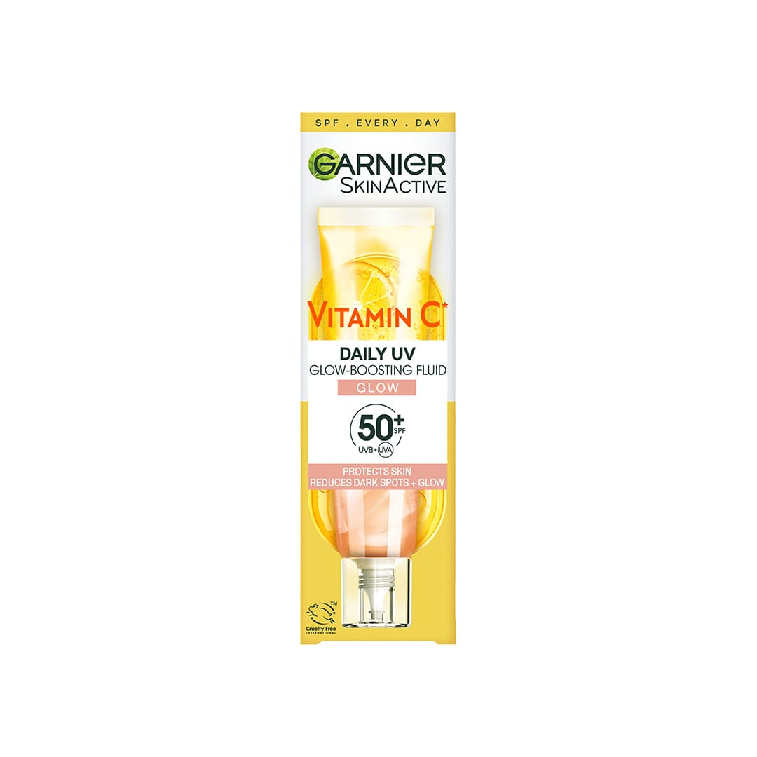 Garnier Skin Active Vitamin C Daily Uv Glow Boosting Fluid Glow Spf50+ 40 ml