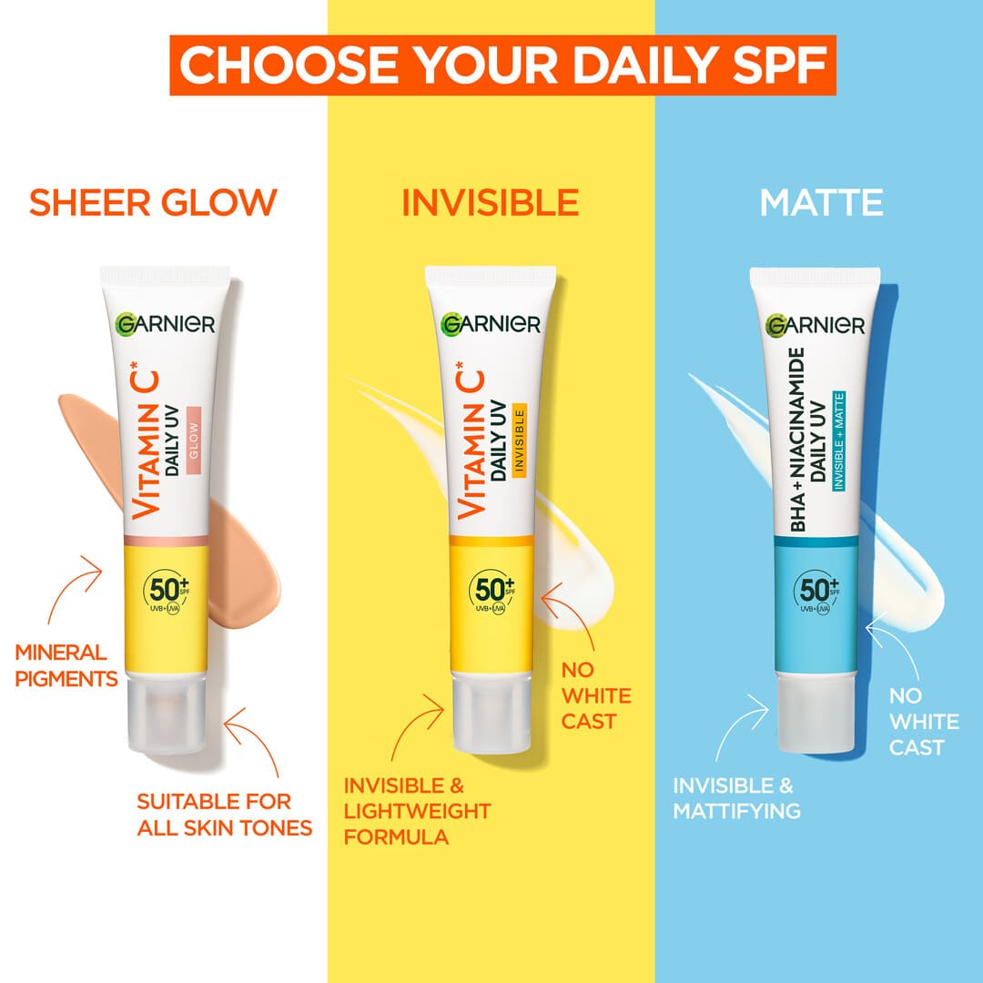 Garnier Skin Active Pure Active Bha And Niacinamide Uv Daily Fluid Spf50+ 40 ml