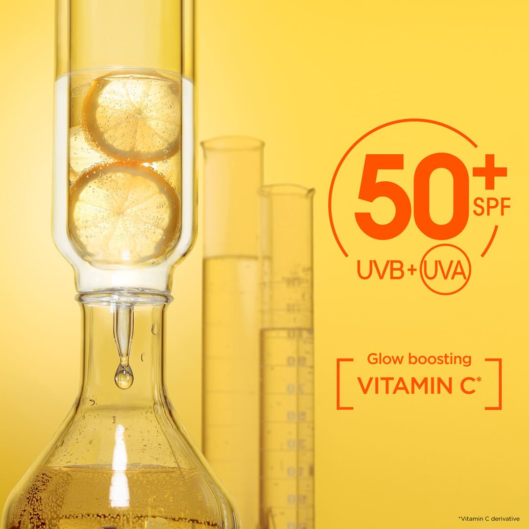 Garnier Skin Active Vitamin C Daily Uv Glow Boosting Fluid Invinsible Spf50+ 40