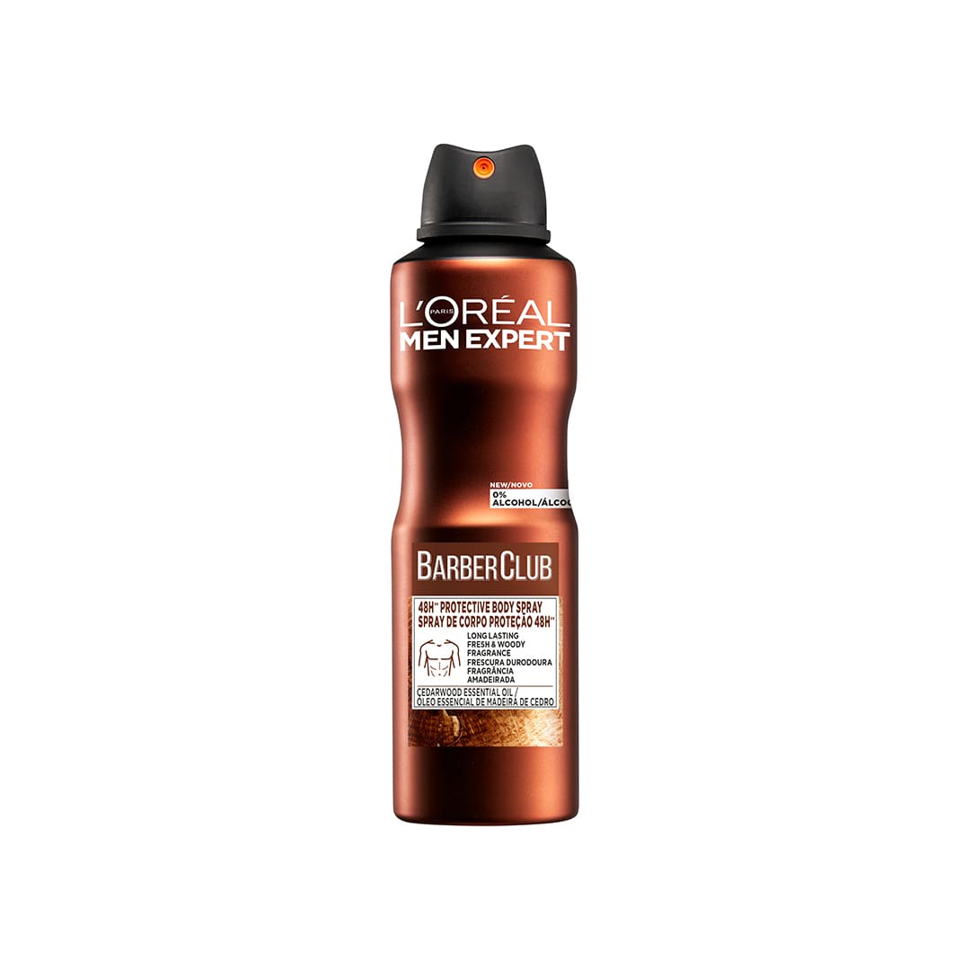 Loreal Men Expert Barber Club 48H Protective Body Spray 150 ml